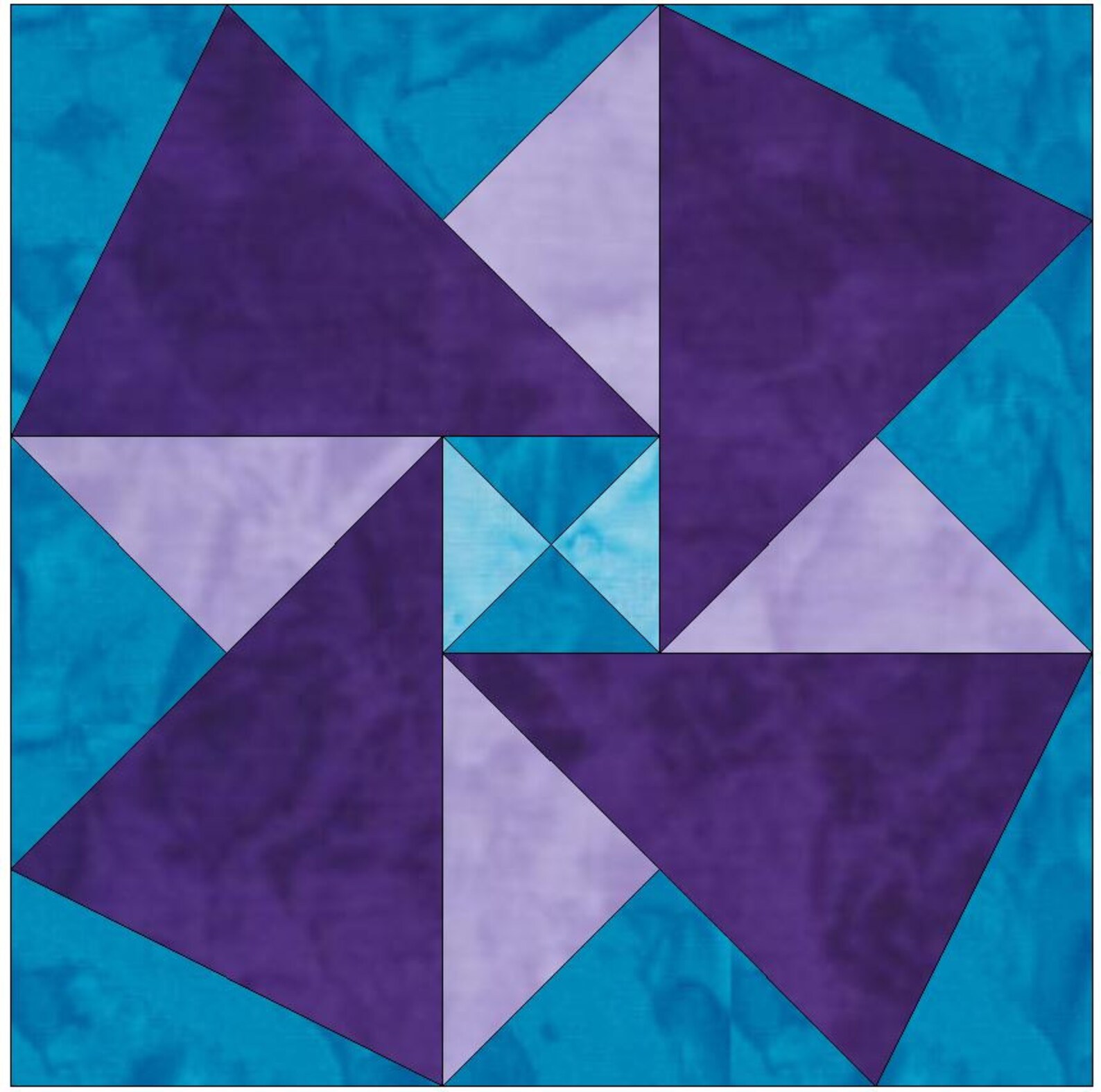 10 Inch Block Pattern Origami Quilt Template 10 Inch Quilting Block Pattern PDF - Etsy
