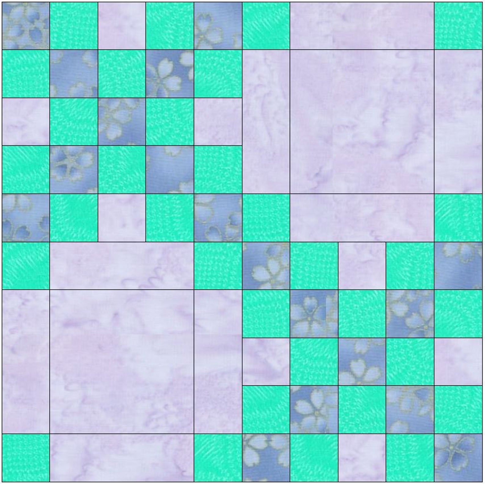 Double Irish Chain Quilt 15 Inch Quilt Block Template Pattern Etsy