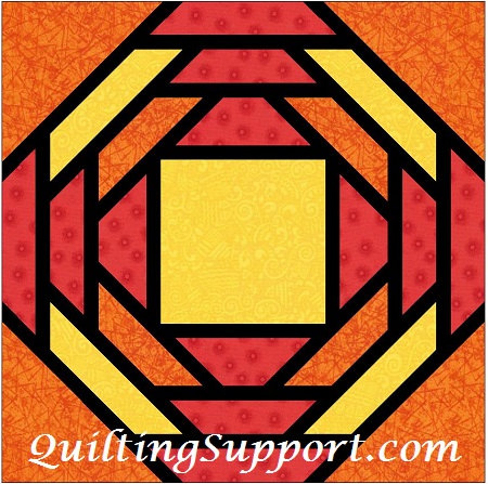 Stained Glass Pineapple Quilt Set 1 Paper Foundation Piecing Etsy