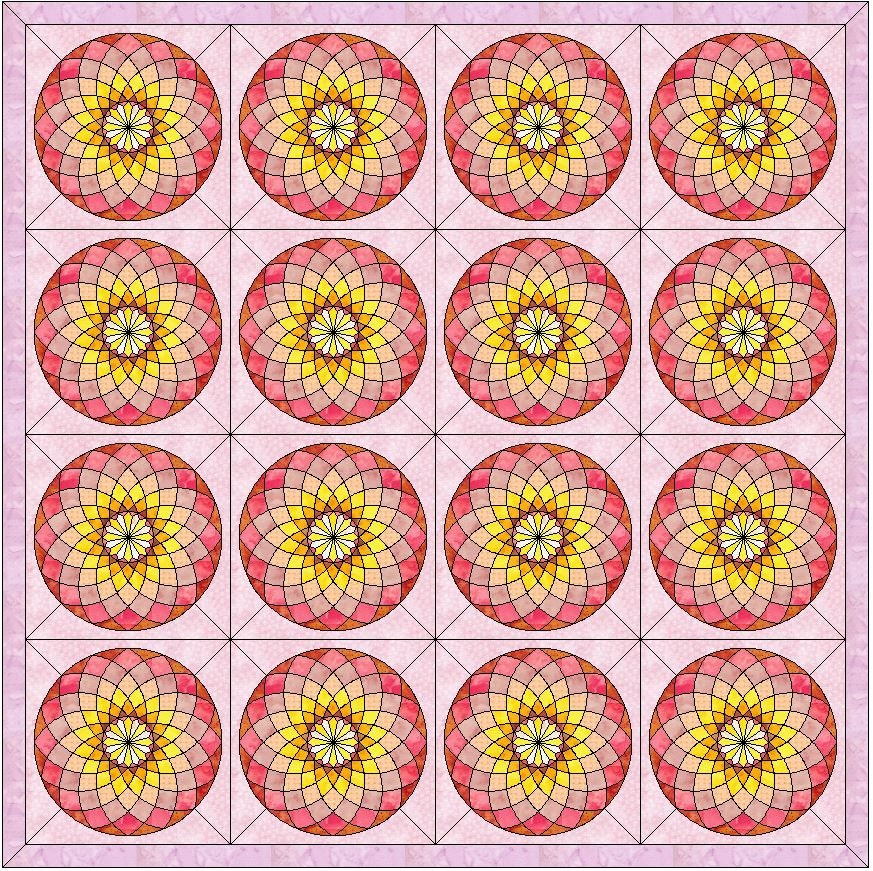 Dahlia Quilting Templates & Patterns – TopAnchor Quilting Tools