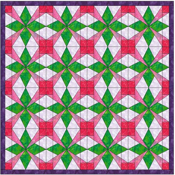 Honeysuckle Quilt Pattern Etsy