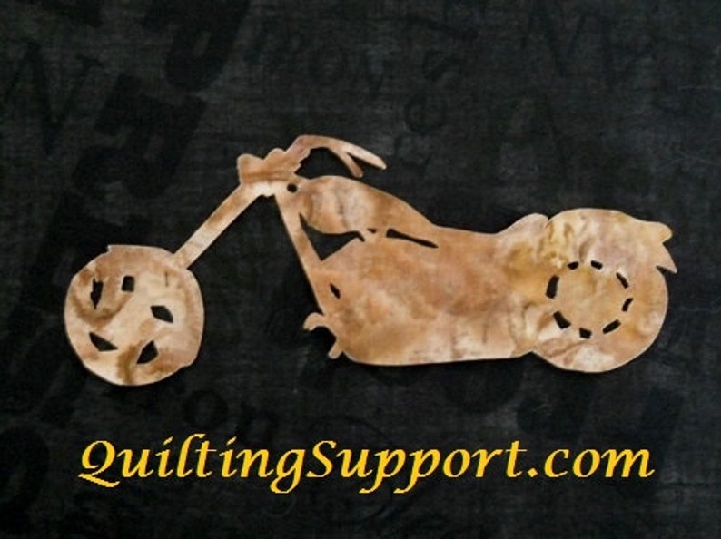 Motorcycle Quilt Applique Pattern Design set 1 Etsy