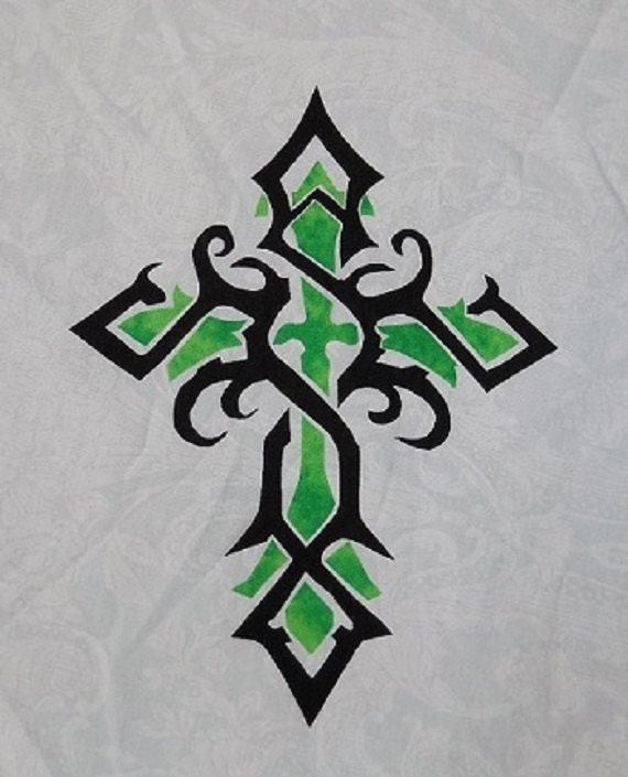Easy Tribal Celtic Cross Quilt Applique Pattern Design - Etsy