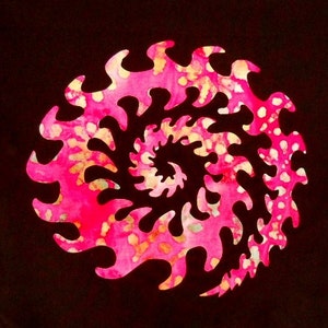 Easy Celtic Tribal Spiral Quilt Applique Pattern Design