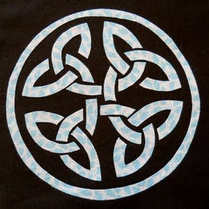 Easy Celtic Circle Knot Quilt Applique Pattern Design
