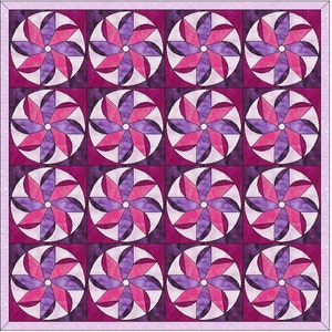 Star Dahlia Templates Quilting Block Pattern