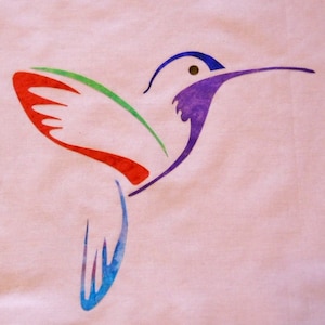 Easy Hummingbird 2 Quilt Applique Pattern Design