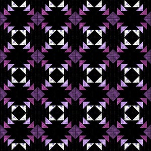 Paper Pineapple 2 Quilt 10 Inch Paper Piece Foundation Quilting Block Pattern