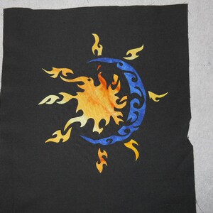 Tribal Sun and Moon Quilt Applique Pattern Design