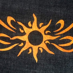 Black Hole Sun Quilt Applique Pattern Design (easy)