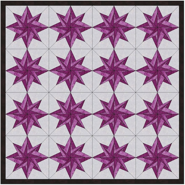 Compass Star Pattern - Etsy