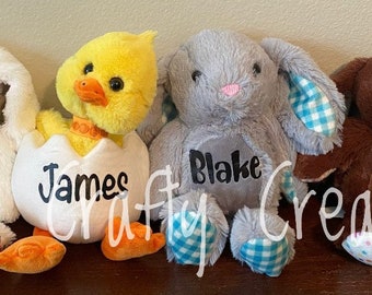 Personalized Stuffed Bunny