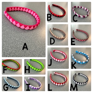 Ribbon woven headband