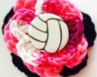 Volleyball hair clip