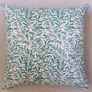 William Morris "Willow Bough" Vintage Fabric Cushion