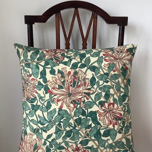William Morris "Honeysuckle" Vintage Fabric Cushion