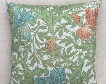 William Morris "Iris" Vintage Fabric Cushion