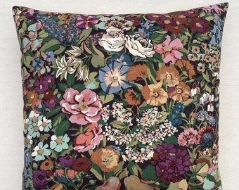 Liberty Of London "Cottage Garden" Vintage Fabric Cushion