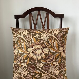 William Morris &quot;Wey&quot; Vintage Fabric Cushion