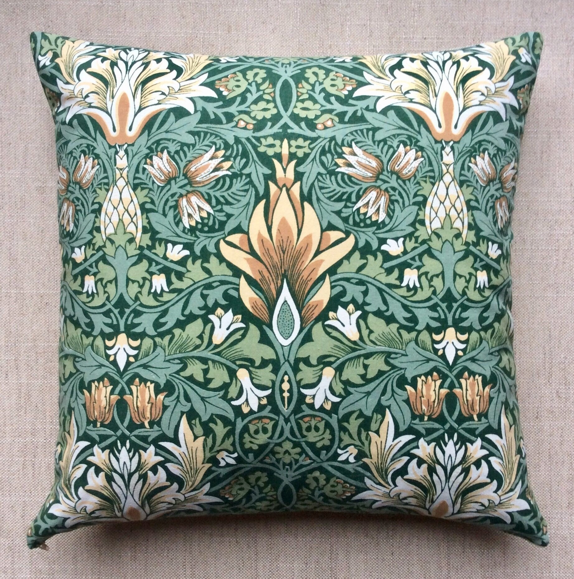 William Morris Snakeshead Fabric Cushion