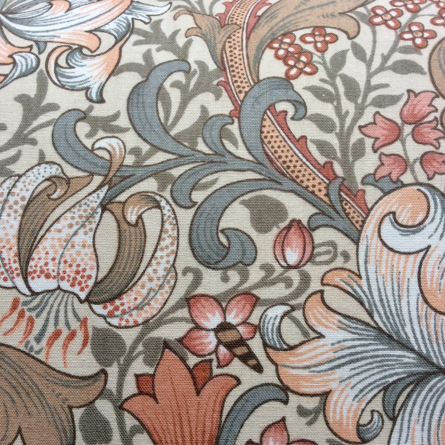 William Morris "golden Lily" Vintage Fabric Cushion - Etsy