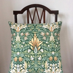 William Morris "Snakeshead" Vintage Fabric Cushion