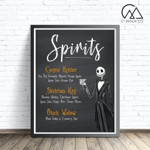 Geesten Halloween Schoolbord Bar Menu Teken