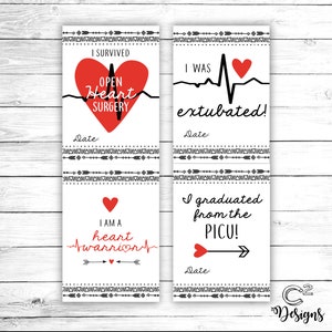 Cartes d'étape de guerrier de coeur - fichier numérique
