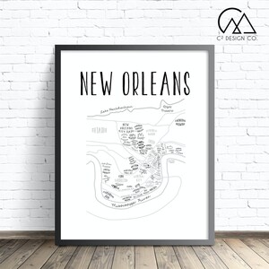 New Orleans Bar & Brauerei Karte | NOLA Karte Sofort Download