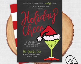 Holiday Cheer Party Invitation Template