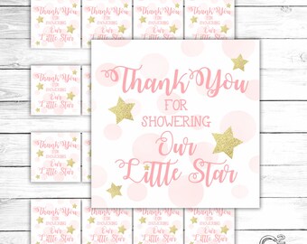 Twinkle Twinkle Pink Gift Tag