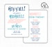 Nashville Bachelorette Party Invitation with Itinerary Template 