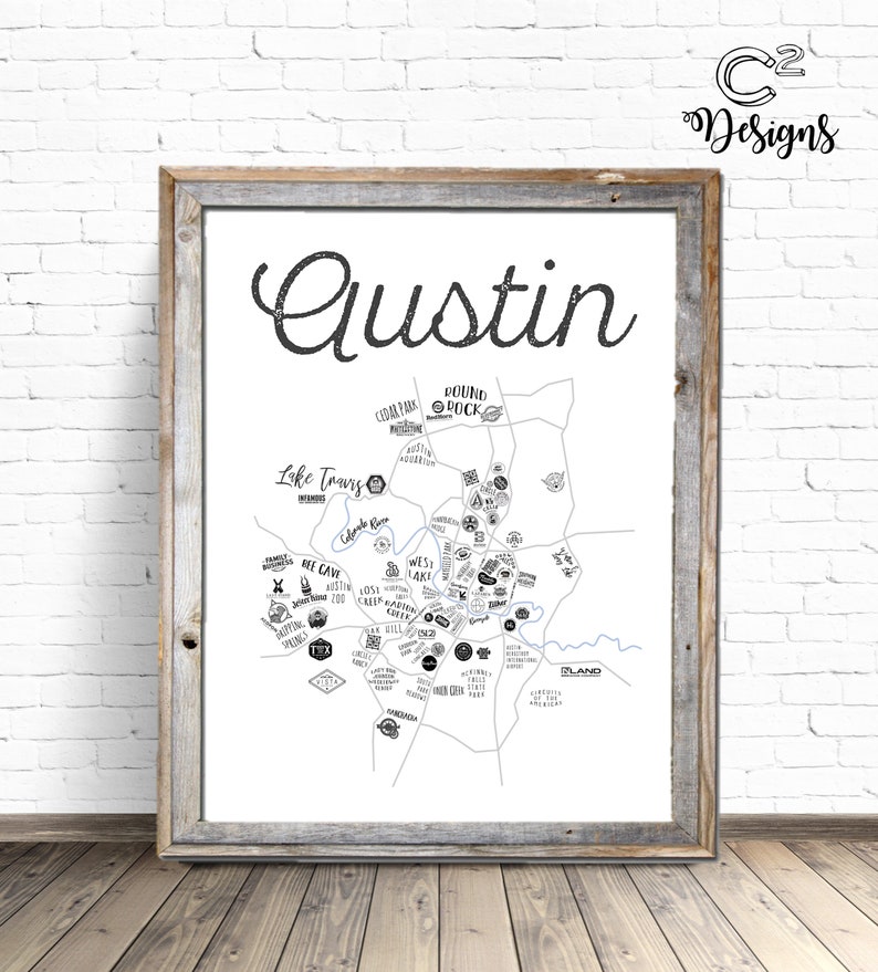 Austin Map Austin, Texas Printable Indicator photo about Printable Map of Austin identified as Austin Map Austin, Texas Printable Indicator