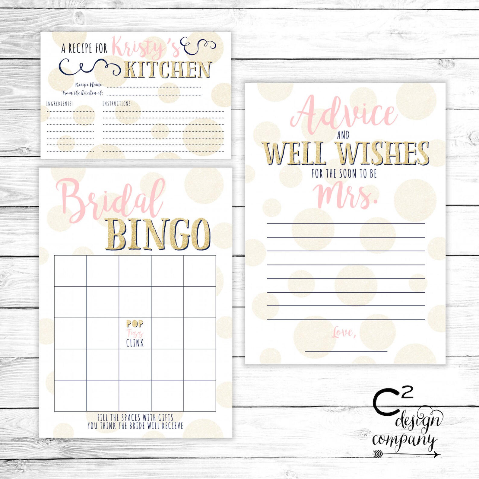 Bridal Shower Digital Package Brunch & Bubbly Etsy