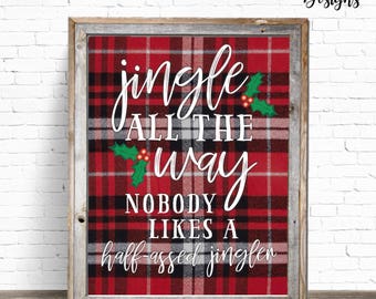 INSTANT DOWNLOAD: 8x10 Jingle All the Way