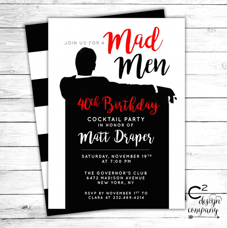 Mad Men cocktail party