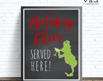 INSTANT DOWNLOAD: Holiday Cheer Served Here