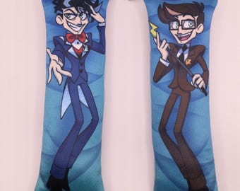Vincent Hazbin Hotel Mini Dakimakura Keychain
