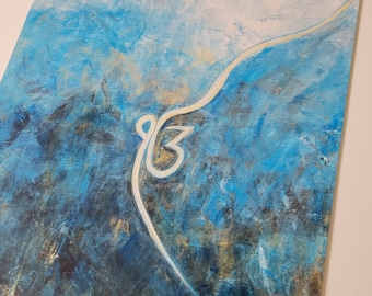 Ek Onkar abstract painting sikh art