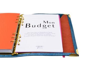 Annual budget refills in French for A5 planner organizer, budget inserts for refillable planner, My budget is clear and simple, undated