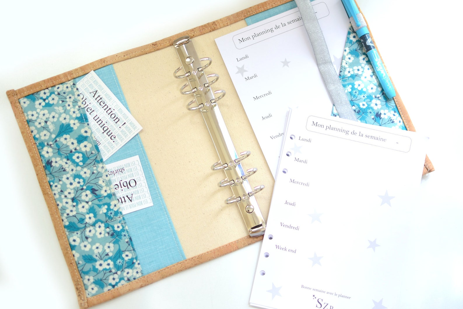 6 ring binder rings mechanism to build a planner A5 format Etsy