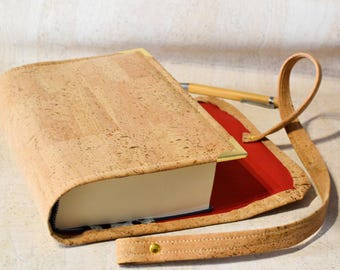 Cork Notebook Cover A5 – Handmade Vegan Organizer / Premium  Luxury Journal or Book Protector with Custom Engraving