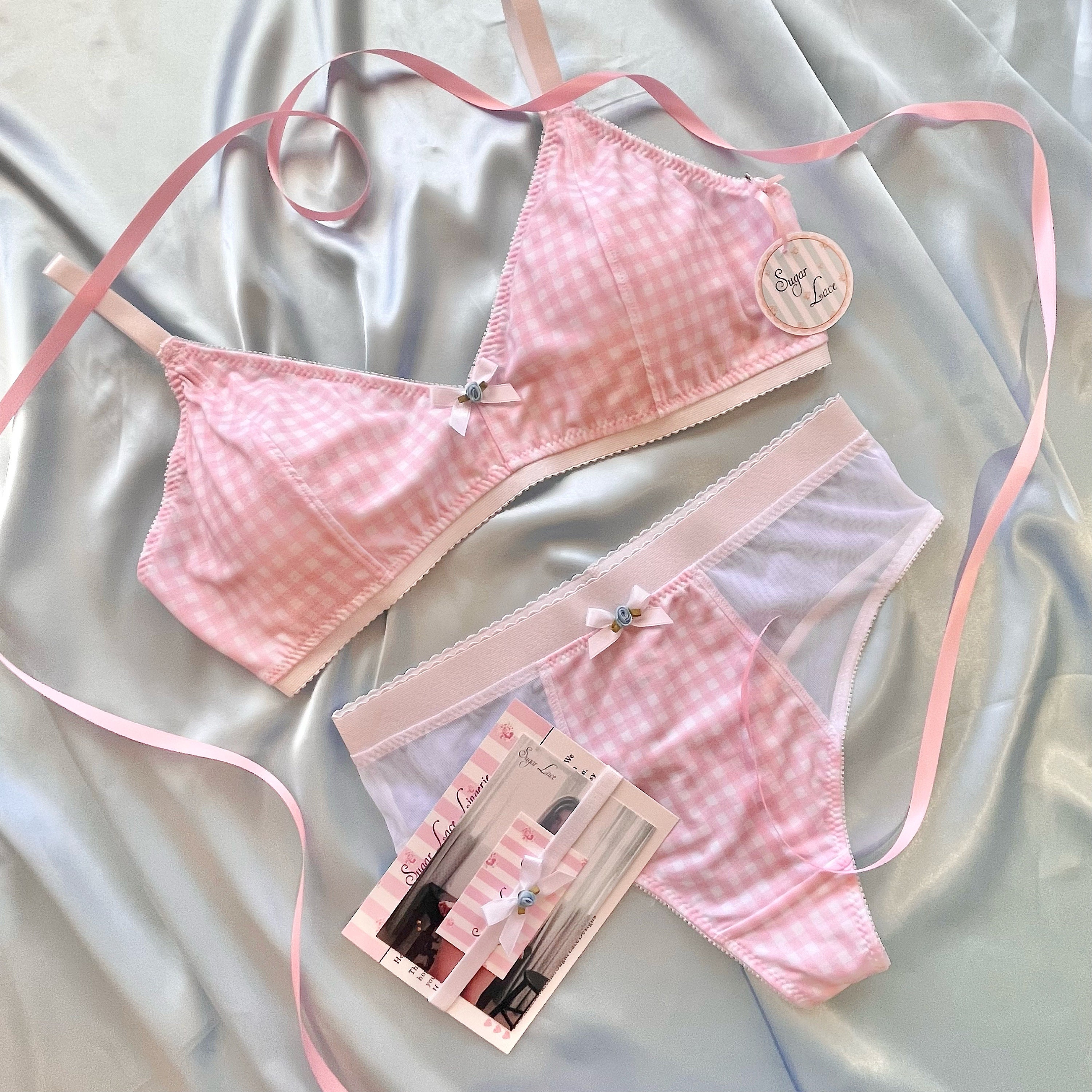 Gingham lingerie -  AU