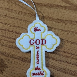 God zo geliefd ornament