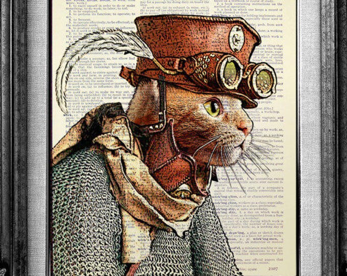Стимпанк коты картинки