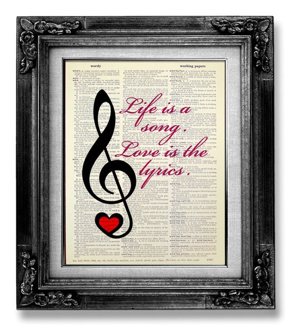 DECORATIVE ART LOVE Wall Hanging Typography Poster Love Gift Etsy