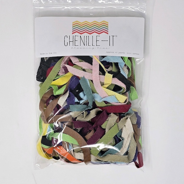 3/8" Chenille-It Bits and Pieces Grab Bag, Chenille-It Scrap Bag, 3/8" Chenille-It scraps, Blooming Bias