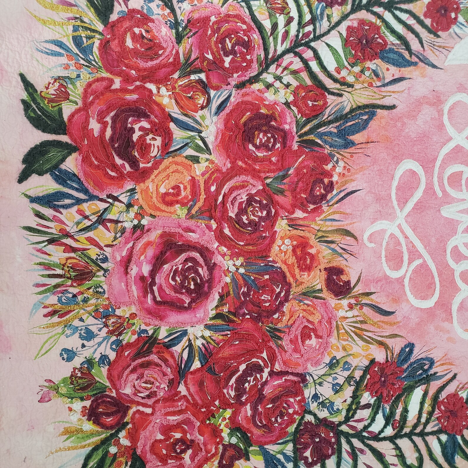 Create Joy You Are so Loved Blooming Brightly Panel Quilt Kit Etsy