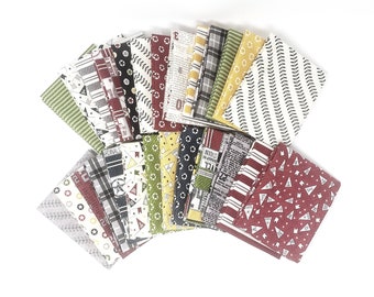 MODA Sweetwater varsity fat quarters, 26 Sweetwater fat quarters, Fat quarter  bundle, Varsity collection fat quarters, quilt fabric