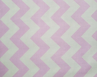 Le Creme Chevron by Riley Blake fabric, pink and cream fabric, quilting fabric, medium chevron, baby pink